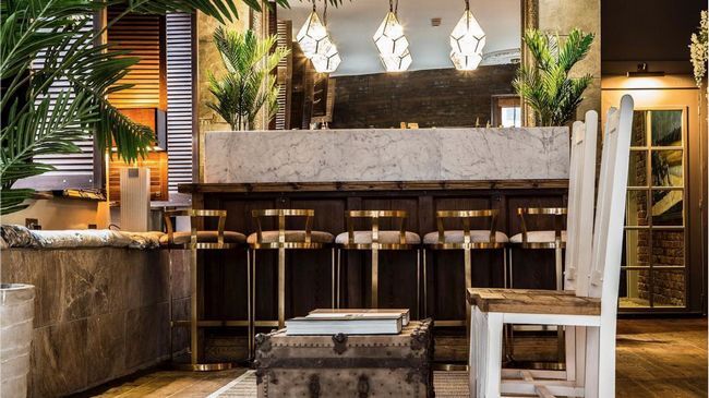 The Cow Hollow Hotel Manchester Interior foto